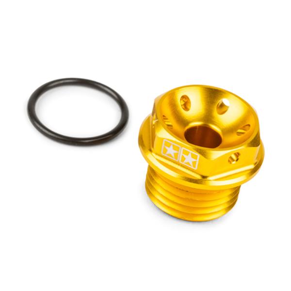 BOUCHON HUILE MECABOITE STAGE6 ADAPT. DERBI EURO2 / EURO3 / EURO4 - JAUNE