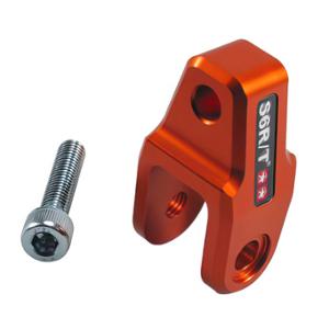 SHOCK ABSORBER EXTENSION STAGE6 FOR BOOSTER/NITRO +40MM CNC - ORANGE (APPROVED)