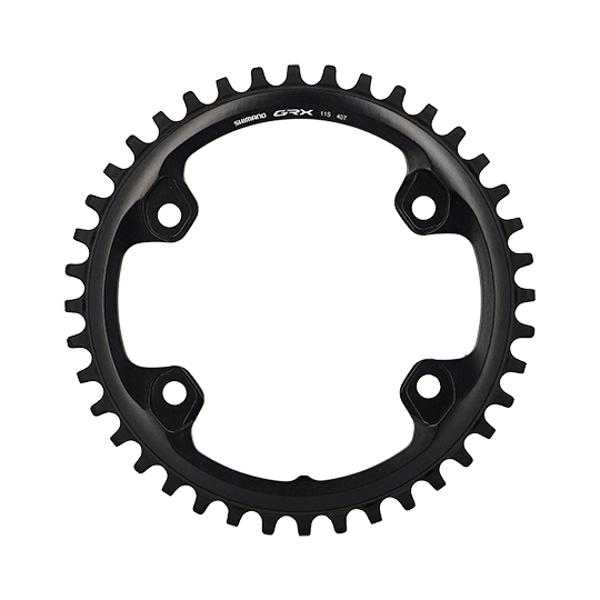 PLATEAU GRAVEL MONO DIAM 110 40DTS NOIR SHIMANO ORIGINE GRX810 4 BRANCHES 11V.