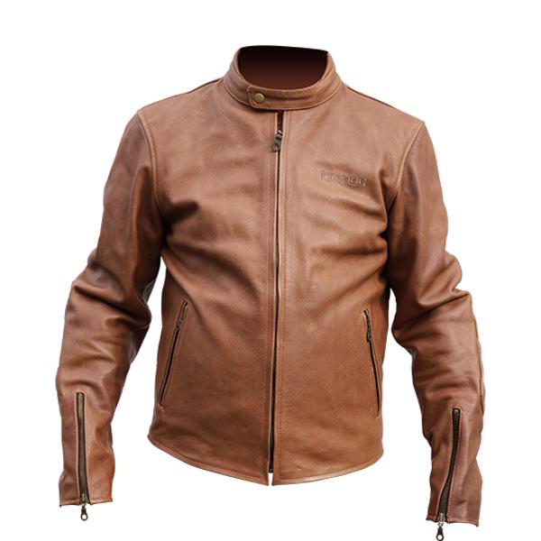 BLOUSON TRENDY CORIUM CUIR MARRON L