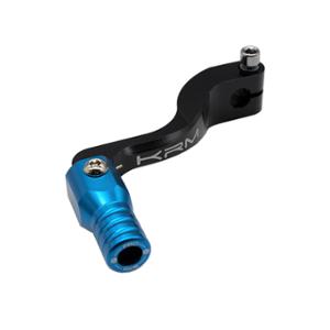 GEAR SELECTER KRM FOR AM6 ALU BLACK/BLUE (FOLDABLE)