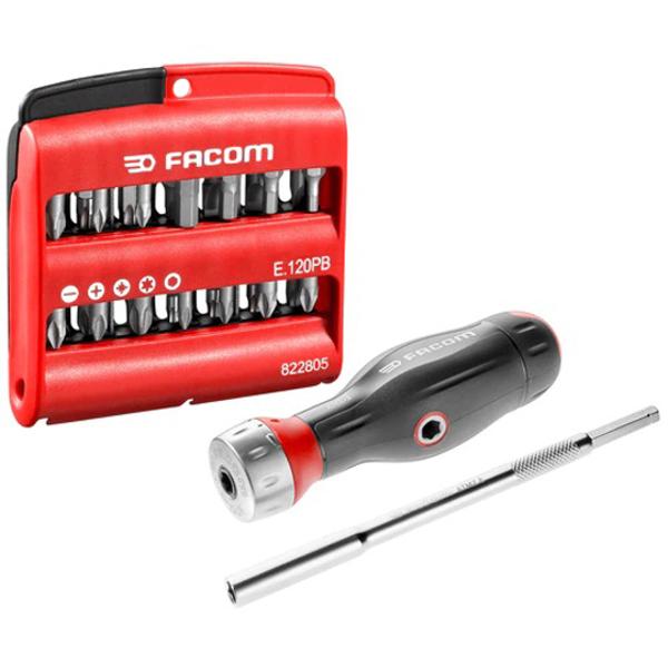 3 IN 1 SCREWDRIVER PROTWIST  FACOM - COMPOSITION 29 PIECES