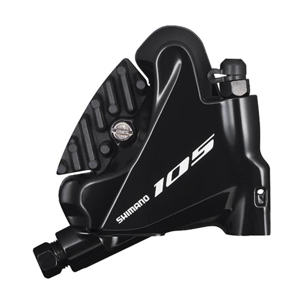 BRAKE CALIPER -ROAD- DISC HYDRO SHIMANO SHIMANO 105 R7070 (REAR) FLAT MOUNT BLACK
