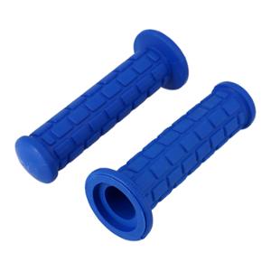 GRIPS -SCOOTER/MOPED- ASPECT CROSS BLUE 130mm      (PAIR)