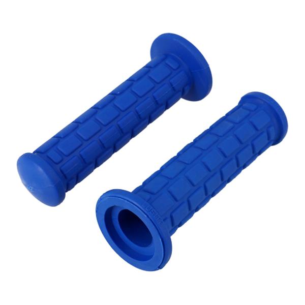 GRIPS -SCOOTER/MOPED- ASPECT CROSS BLUE 130mm      (PAIR)
