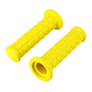 GRIPS -SCOOTER/MOPED- ASPECT CROSS YELLOW 130mm   (PAIR)