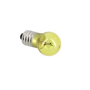 BULB 12V 6W IMPORT YELLOW  (E10) MOPED (SCREWED)