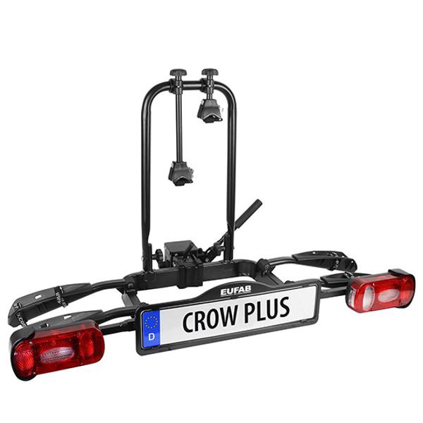 PORTE VELO SUR ATTELAGE PLATEFORME EUFAB CROW PLUS PLIABLE 2 VELOS (OPTION 3 VELO) PRIXNET