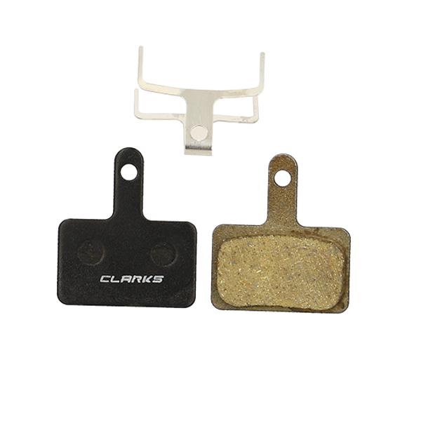 PASTILLA DE FRENO MTB 34 CLARKS ORGÁNICA ADAPTADOR SHIMANO DEORE/TEKTRO/TRP/CLARKS (X25)