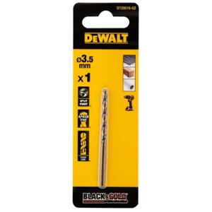 DEWALT DRILL HSS-G GOLD&BLACK DIA.3.5X39X70MM(x1)