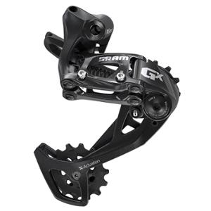 DERAILLEUR VTT AR SRAM GX 11V. NOIR MOYENNE CHAPE (2X11)