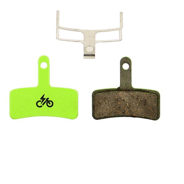 PASTILLA DE FRENO MTB 51 CLARKS E BIKE/VAE SEMIMETÁLICA ADAPTADOR TEKTRO DORADO (X4)