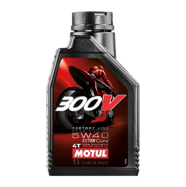 HUILE MOTEUR 4T MOTUL 300V FACTORY LINE ROAD RACING 5W40 (1L)