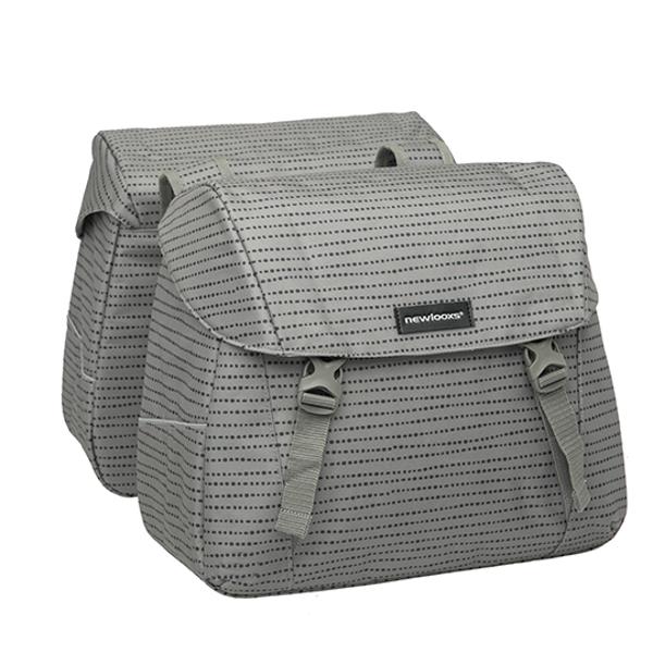 BAG BICYCLE LUGGAGE RACK BRIDGE NEWLOOXS JOLI NOMI GREY- 37 LITRES - 380x300x180MM