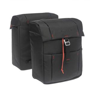 BAG BICYCLE LUGGAGE RACK BRIDGE NEWLOOXS VIGO BLACK ATRAN -37 LITRES- 310X400X150MM