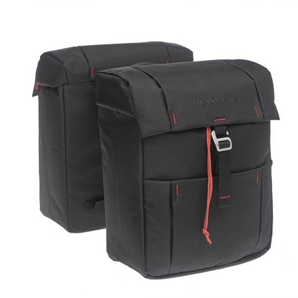 BAG BICYCLE LUGGAGE RACK BRIDGE NEWLOOXS VIGO BLACK ATRAN -37 LITRES- 310X400X150MM