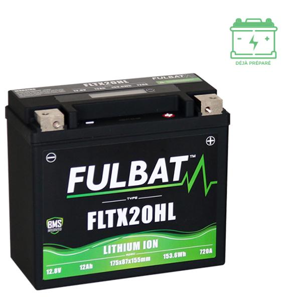 BATTERIE FLTX20HL FULBAT 12V12AH LITHIUM LG175 L87 H155