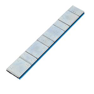 MASSE / PLOMB EQUILIBRAGE ADHESIVE POUR ROUE TIP TOP (BARETTE 4X5GR - 4X10GR) (BOITE DE 100)