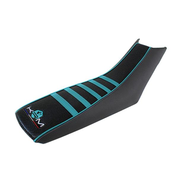 HOUSSE DE SELLE MECABOITE KRM PRO RIDE ADAPT.DERBI DRD X-TREME / DRD RACING 11->17- TURQUOIS