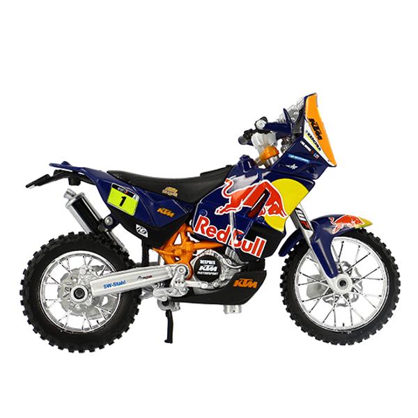 MOTO MINIATURE 1 / 18E KTM 450 RALLY DAKAR 1 -2018