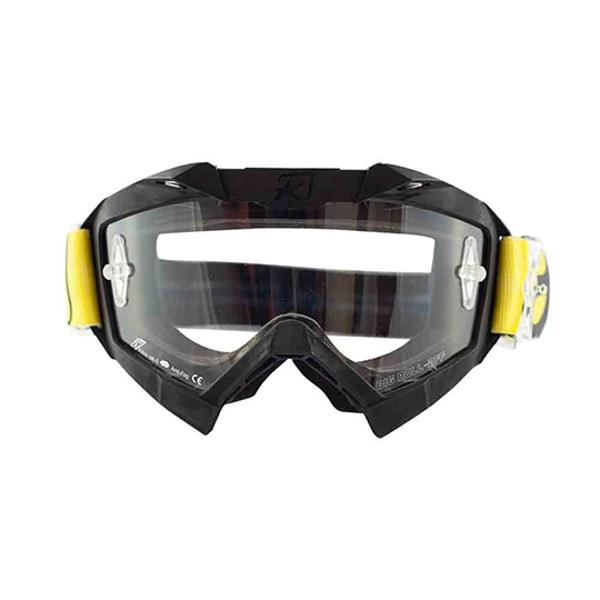 LUNETTE / MASQUE CROSS ARIETE ADRENALINE PRIMIS NOIR / JAUNE ANTI-RAYURE / ANTI UV - HOMOLOGUE C