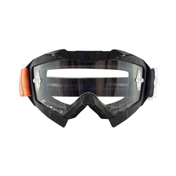 LUNETTE / MASQUE CROSS ARIETE ADRENALINE PRIMIS NOIR / ORANGE ANTI-RAYURE / ANTI UV - HOMOLOGUE