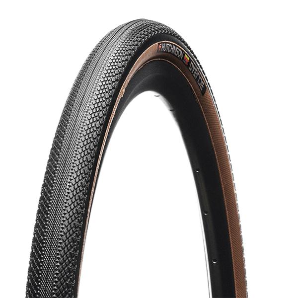 PNEU GRAVEL 700X40C TS HUTCHINSON OVERIDE TLR NOIR / MARRON TAN (40-622)