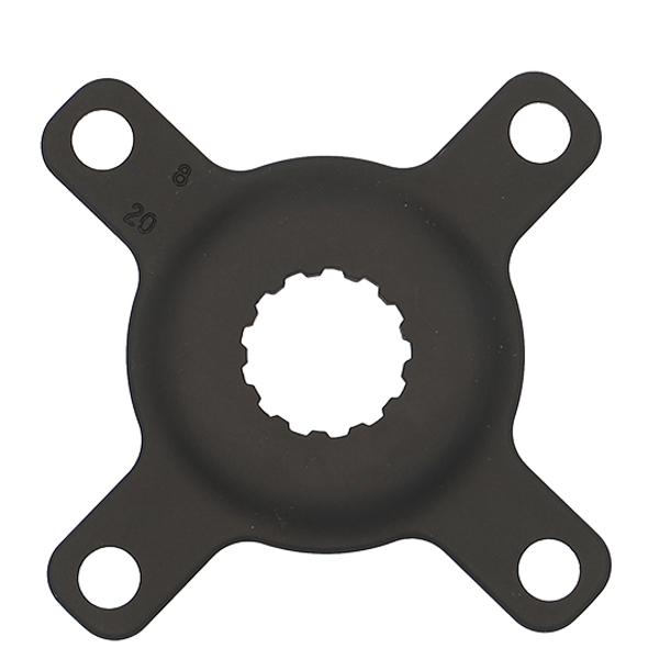 SPIDER POUR PLATEAU E BIKE / VAE MONODIAM 104 NOIR 4 BRANCHES BOSCH 3EM E GENERERATION