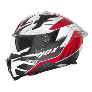 CASQUE INTEGRAL DOUBLE ECRAN NOX N303-S VEKTRA BLANC / ROUGE T55-56 S