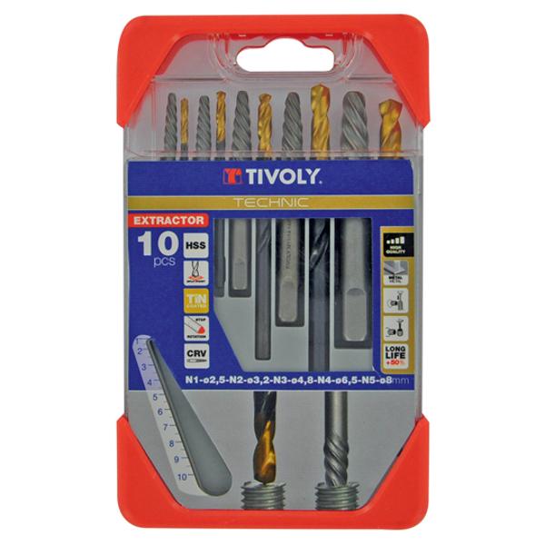 EXTRACTEUR TIVOLY GOUJON CASSE ET VIS ABIMEE (COFFRET 10 PCS)