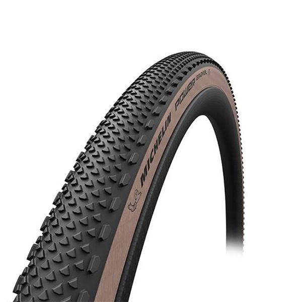 PNEU GRAVEL 700X40C TS MICHELIN POWER GRAVEL CLASSIC TLR NOIR / BEIGE (40-622)