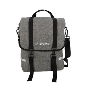 BOLSA PARA BICICLETA PARA SOPORTE DE EQUIPAJE OPTIMIZ GRIS CLARO - 17L