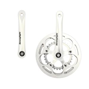 PEDALIER ROUTE / GRAVEL DOUBLE 46-32D L170 STRONG IMPACT ARGENT 9 / 10V
