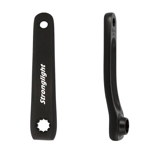 Manivelle Pour Vélo électrique (VAE) Stronglight Impact L170 - Aluminium Argent - Compatible Système Ananda M80