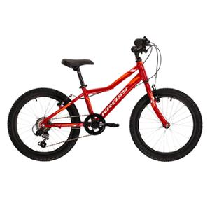 VELO VTT ENFANT 20" GARCON RIGIDE KROSS HEXAGONE MINI 1.0 ALUMINIUM ROUGE / BLANC / ORANGE