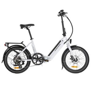 E-BIKE PLIANT -CITY- 20 KROSS FLEX HYBRID 1.0 REAR WHEEL MOTGOLD - 375Wh - ALUMINIUM WHITE