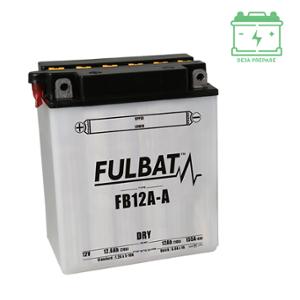 BATTERIE FB12A-A FULBAT 12V12AH LG134 L80 H160 (LIVRE AVEC ACIDE)