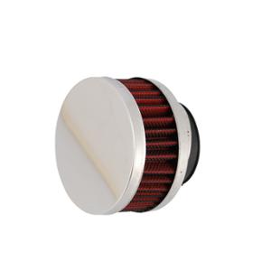 AIR FILTER TUN'R D42-44 CYLINDRICAL STRAIGHT BLACK/RED - DIAMETER 74mm