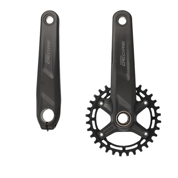 PEDALIER VTT MONO 32D L170 ALU SHIMANO DEORE M5100 10 / 11V.