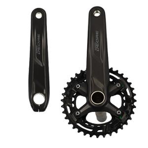 PEDALIER VTT DOUBLE 36-26D L175 ALU SHIMANO DEORE M4100 10V.