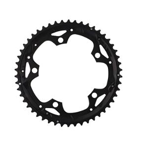 CHAIN RING -ROAD- Ø 110 EXTER 50 TEETH BLACK SHIMANO ORIGIN SORA R3030 9 GEARS (4 SPOKES)