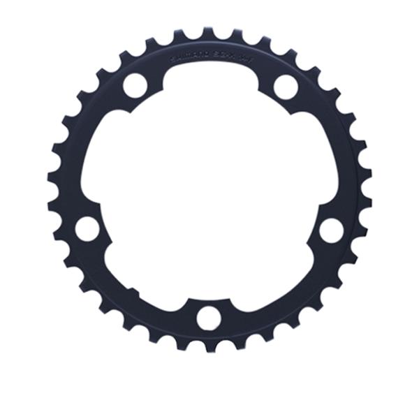 CHAIN RING -ROAD- Ø 110 INTER 34 TEETH BLACK SHIMANO ORIGIN SORA R3000 9 GEARS (4 SPOKES)