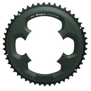 CHAIN RING -ROAD- Ø 110 EXTER 50 TEETH BLACK SHIMANO ORIGIN TIAGRA 4703 10 GEARS (4 SPOKES)