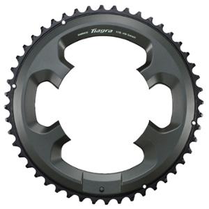 CHAIN RING -ROAD- Ø 110 EXTER 48 TEETH BLACK SHIMANO ORIGIN TIAGRA 4700 10 GEARS (4 SPOKES)