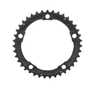 CHAIN RING -ROAD- Ø 130 INTERM 39 TEETH  BLACK SHIMANO ORIGINE 105 5703 10V. (5 SPOKES)