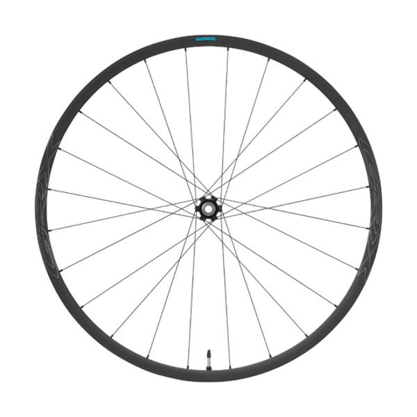 ROUE GRAVEL 700 AV JANTE NOIR SHIMANO RX570 DISQUE CENTERLOCK AXE TRAVERSANT TUBELESS