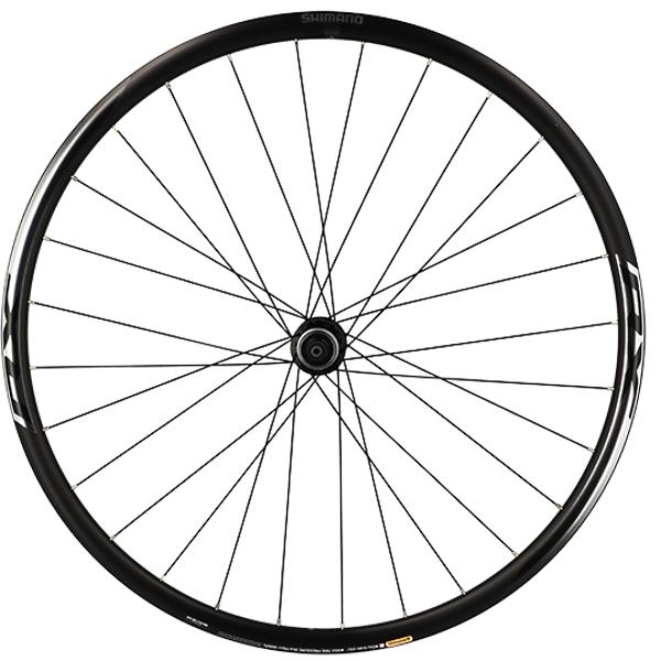 ROUE ROUTE 700 AR BLOCAGE JANTE NOIR SHIMANO RX010 DISQUE CENTERLOCK MOY SHIMANO 10 / 11V.