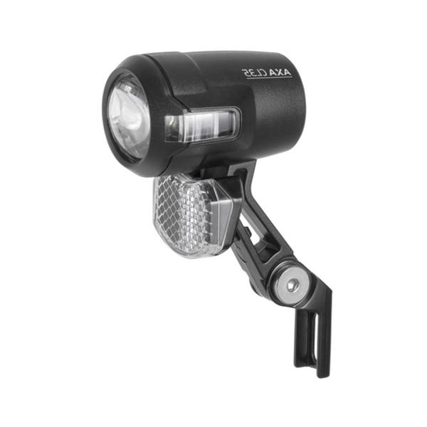 BICYCLE LIGHT FRONT PROJECTER LED E-BIKE AXA COMPACTLINE 35 6-12 VOLT -FORK MOUNT