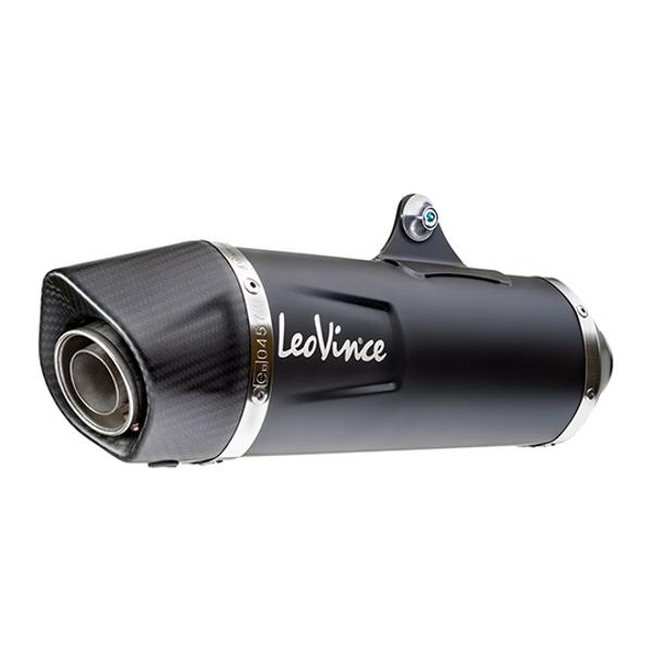 ESCAPE MAXISCOOTER LEOVINCE NEGRO ADAPTADOR HONDA PCX 125 DE 2021->2024 -14081K
