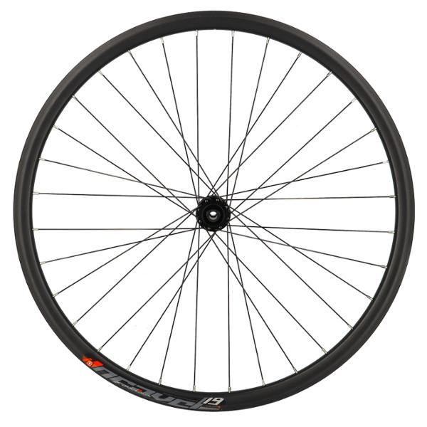 ROUE GRAVEL 700 AV JANTE NOIR MACH1 PULSE 19 TUB. READY MOY. VELOX DISQUE CL AXETRAV.